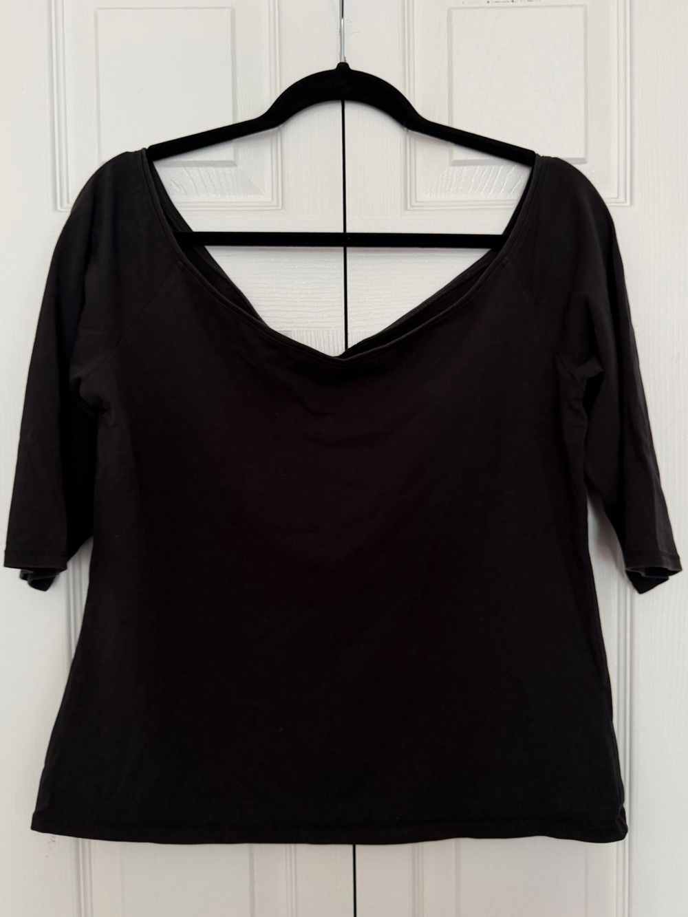 Everlane Black Off-Shoulder Top